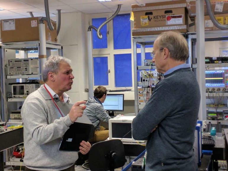 Visite de John Bowers (Univ. Calif. S. Barbara) au GTO en déc. 2018