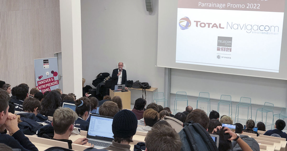 Lancement du parrainage de la promo 2022 avec Total et Navigacom