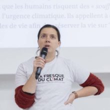 Céline Monthéard, la Fresque du Climat