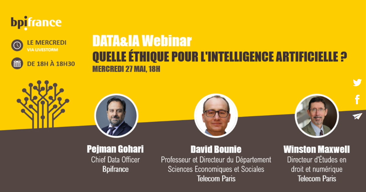 [Replay Webinar] Quelle éthique pour l'intelligence artificielle ? (Bpifrance)