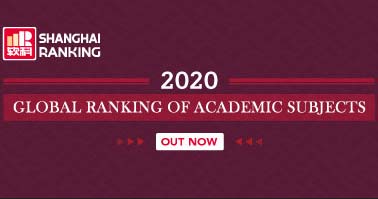 Shaghai Rankings 2020 by subjects