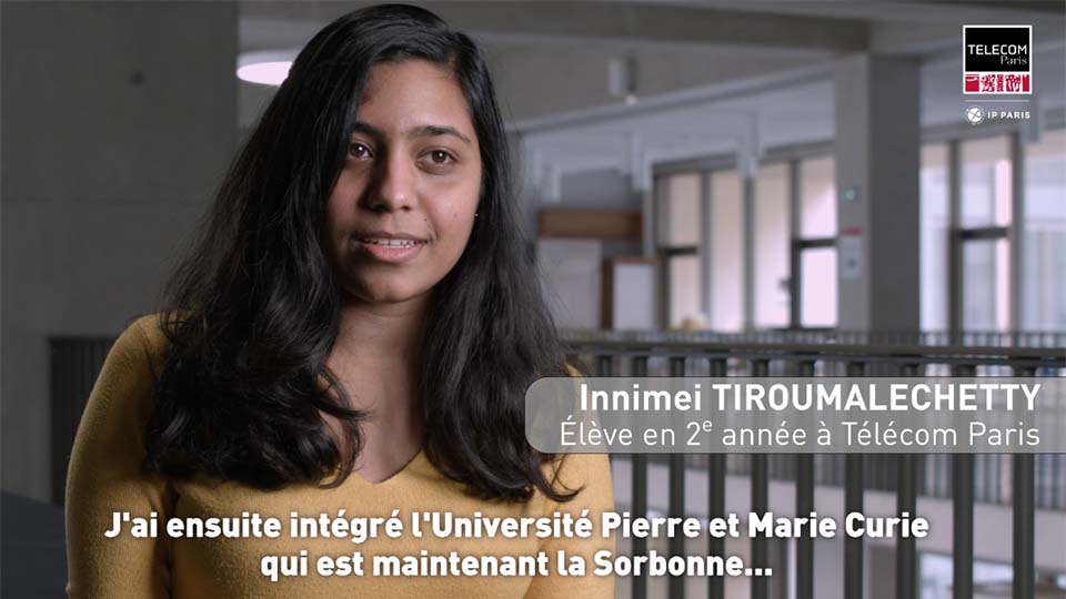 émoignage d'Innimei Tiroumalechetty, admise par voie universitaire