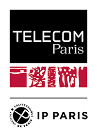 Logotype Télécom Paris (200 pixels de large)