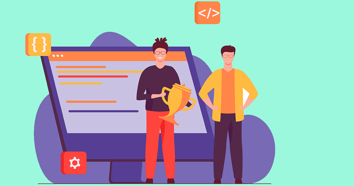 Programmers competition winners source pch.vecor Freepik