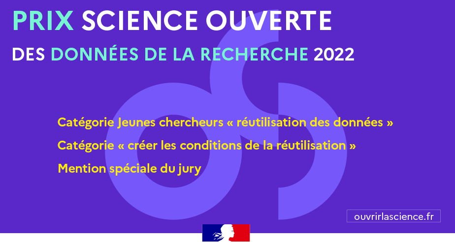 Prix Science Ouverte des données de la recherche 2022