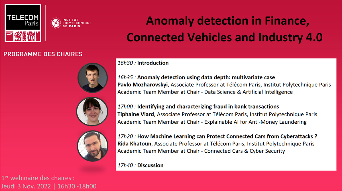 Anomaly detection chairs webinar