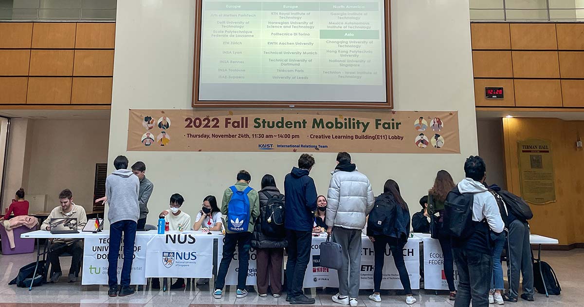 Télécom Paris participated in the KAIST Student Mobility Fair in South Korea