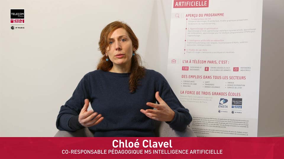 [Mastères Spécialisé] Intelligence Artificielle : Chloé Clavel (vidéo)