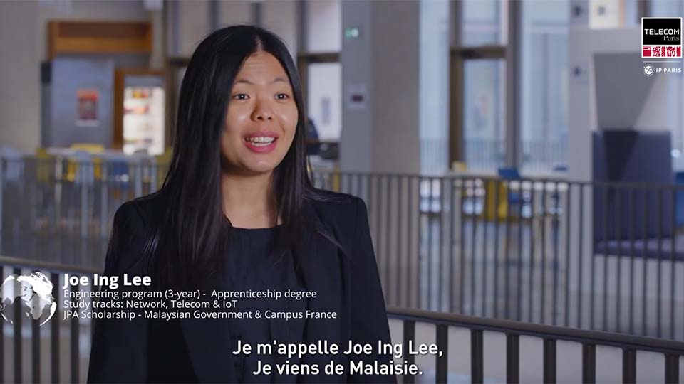 Joe Ing Lee, Malaisie (élève internationale, vidéo)