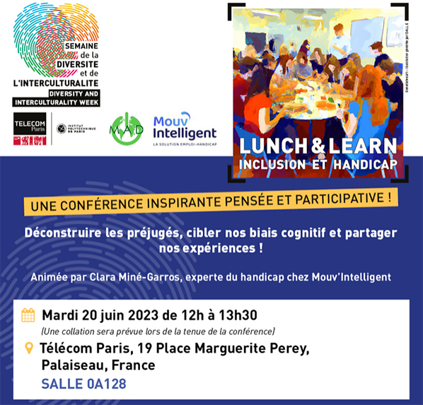 Lunch & Learn sur l'inclusion et le handicap (affiche)