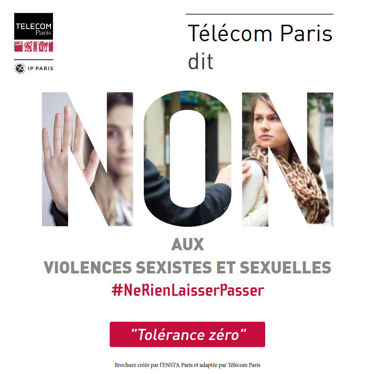 NON aux violences sexistes et sexuelles (couverture brochure)