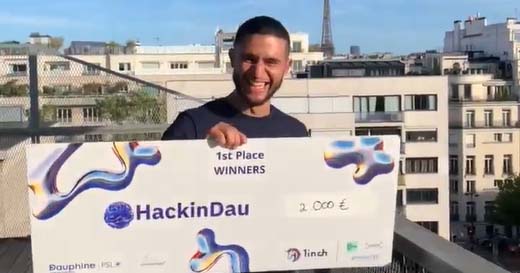 HacknDau Winner (source Yassine Hargane, LinkedIn)