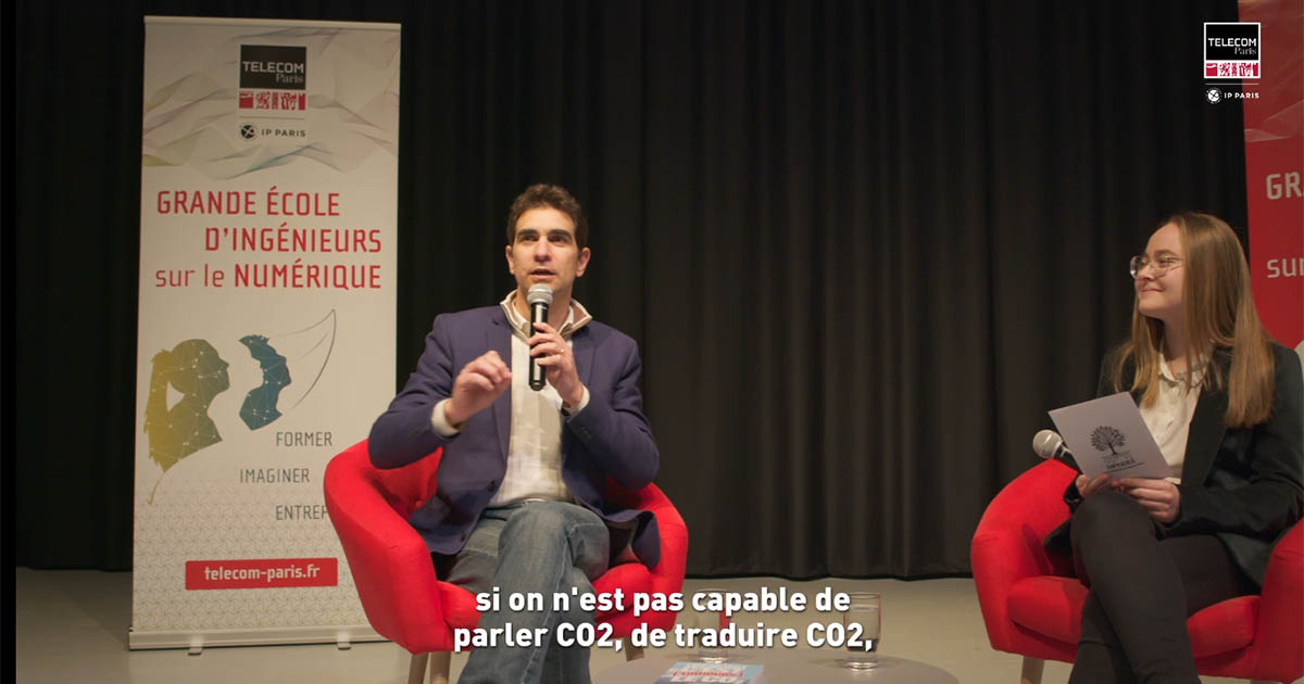 Michaël Trabbia, auteur de « L’important c’est le CO2 », invité par nos élèves (actu)