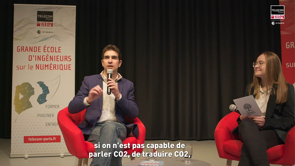 Michaël Trabbia, auteur de « L’important c’est le CO2 », invité par nos élèves (vidéo)