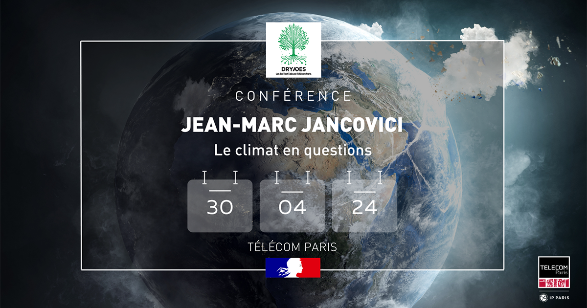 Dryades JM Jancovici : Le climat en questions mardi 30 avril 2024