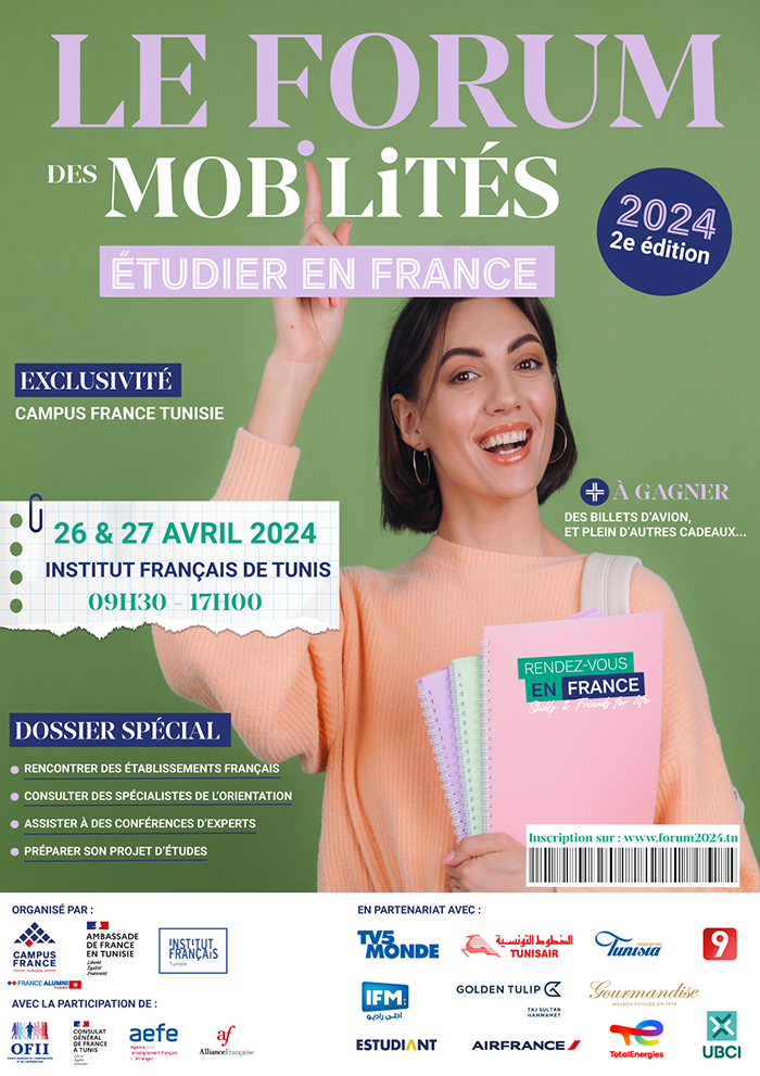 Forum des mobilités Étudier en France Tunis 2024