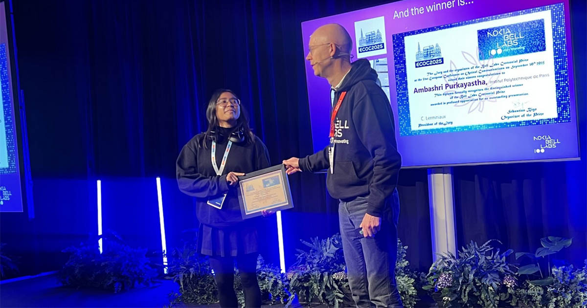 Future of optical communications: Best Student Pitch for Ambashri Purkayastha