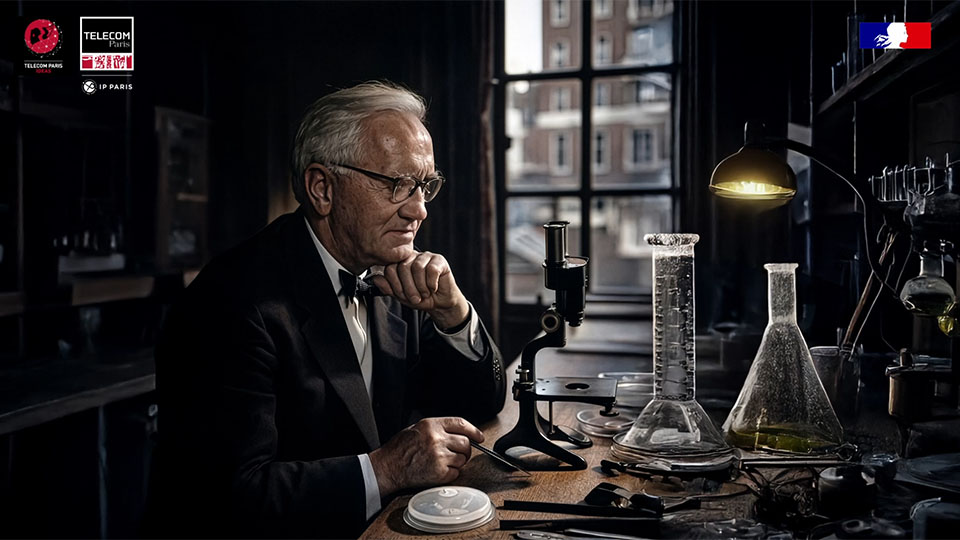 Ideas : recherche entre liberté et nécessité (illustration Sir Alexander Fleming/péniciline) (vidéo)