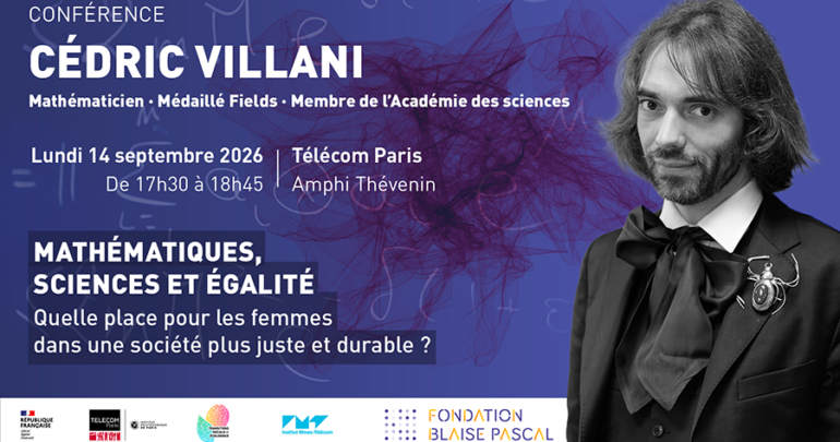 Cédric Villani : Mathématiques, science et égalité (conférence 14 sept. 2026)